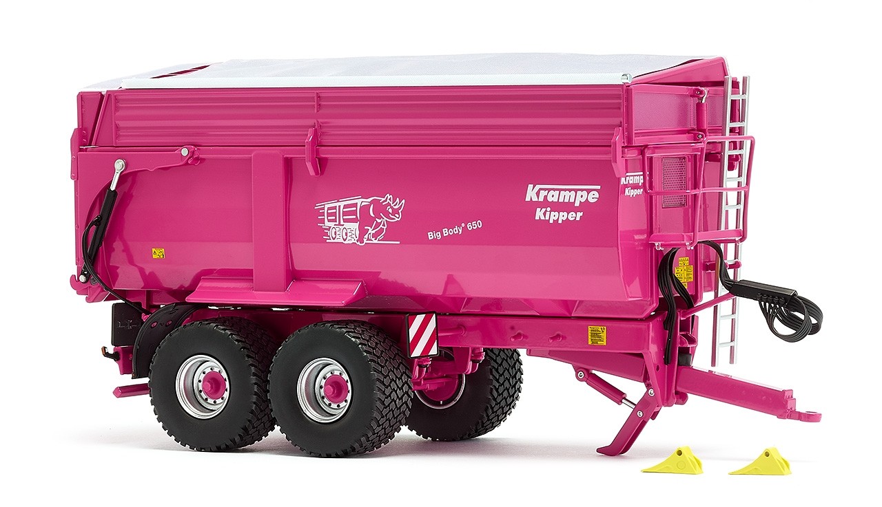 Krampe Big Body 650 pink Agritechnica 2019 Lim. Edt. Modell von WIKING 1:32