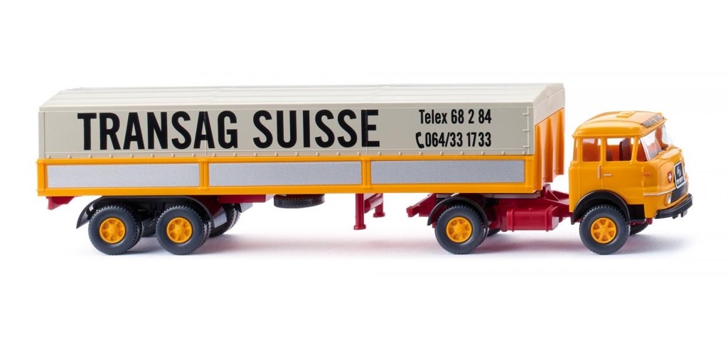 Pritschensattelzug  Transag Suisse-1