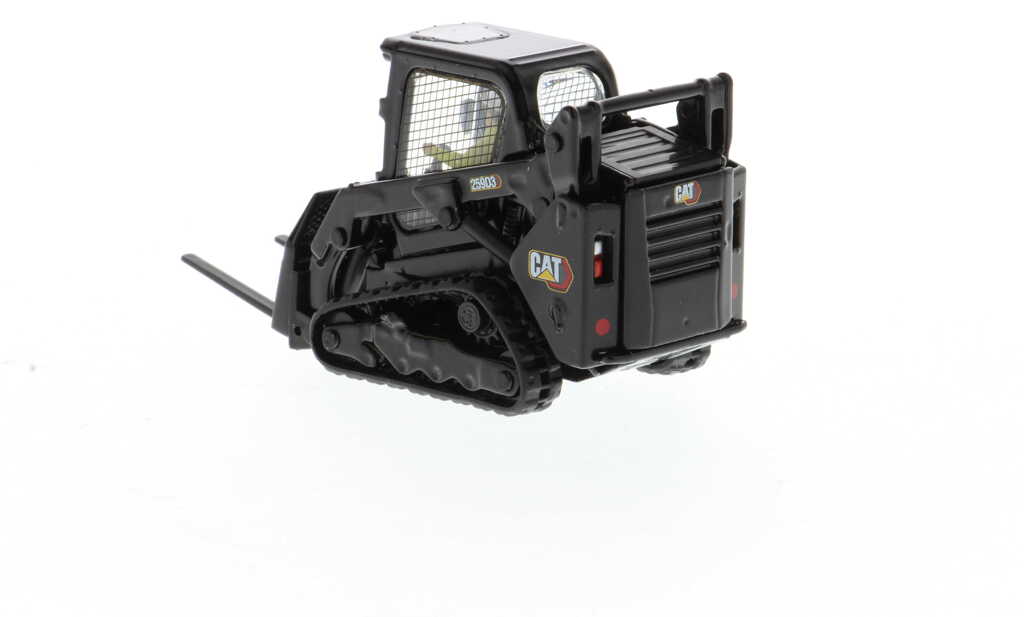 CAT 259D3 Kompakt-Raupenlader mit Anbaugeräten schwarz Modell von DieCast Masters 1:50