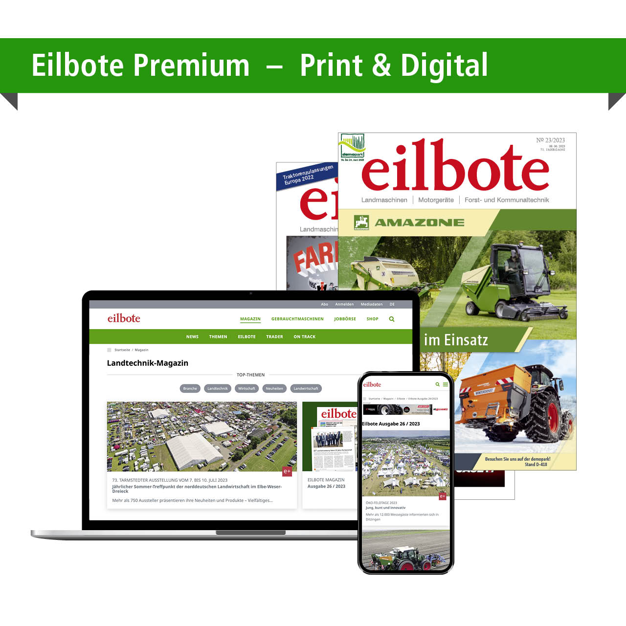 Jahres-Abonnement Eilbote Print & Digital (inkl. ePaper)