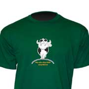 T-Shirt „Was wäre diese Welt ohne Mi(l)ch“ (grün)