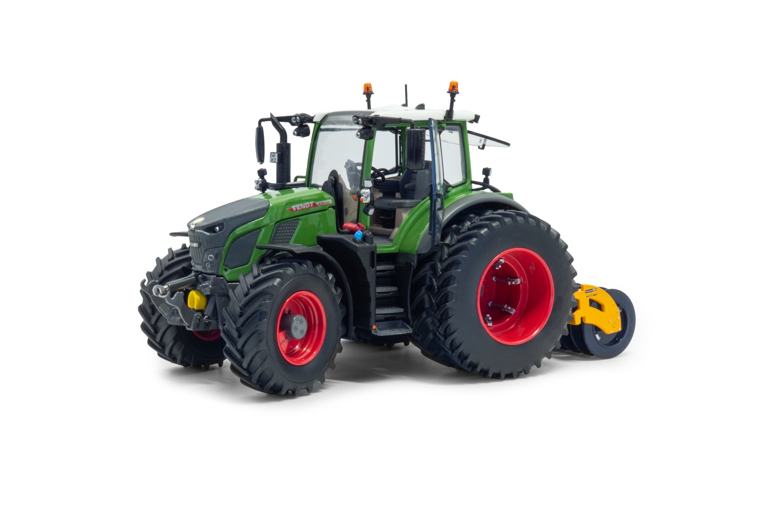 Fendt 620 Vario mit Zwillinngsbereifung hinten und Holaras Stego 285-Pro Agromais Modell von Universal Hobbies 1:32