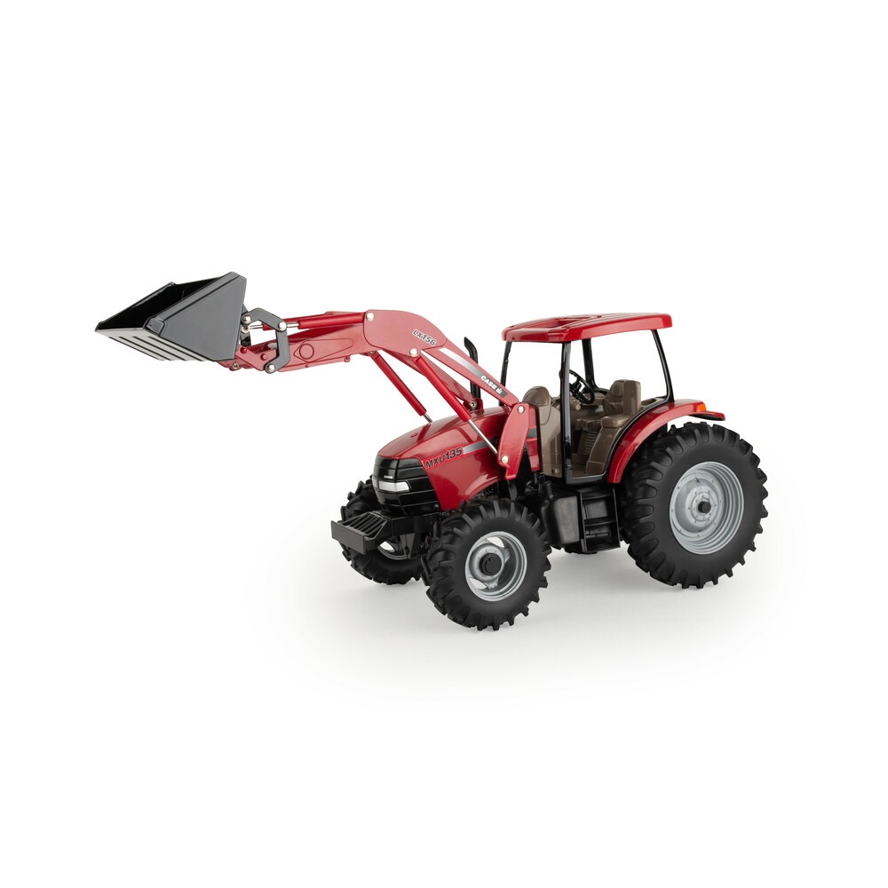 Case IH MXU135 mit Frontlader rot  Modell von Ertl 1:16