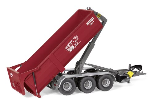 Krampe THL 30 L Hakenliftanhänger mit Abrollcontainer Big Body 750 Modell von WIKING 1:32