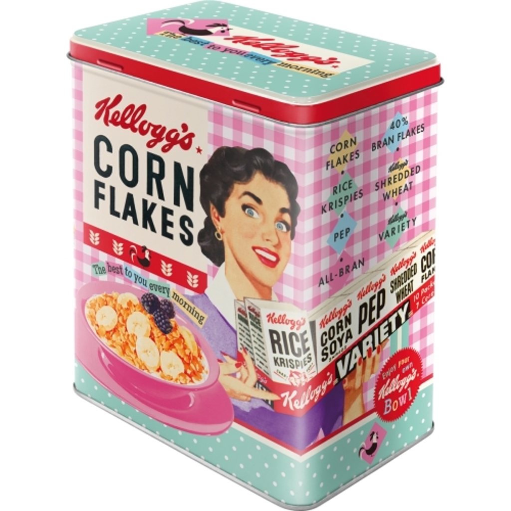 Vorratsdose L Kelloggs Happy Hostess Corn Flakes-1