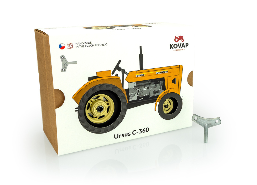 Ursus C-360 Gelb Modell von Kovap 1:25