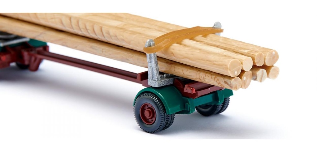 Langholztransporter MB LPS 1317 Modell von WIKING 1:87