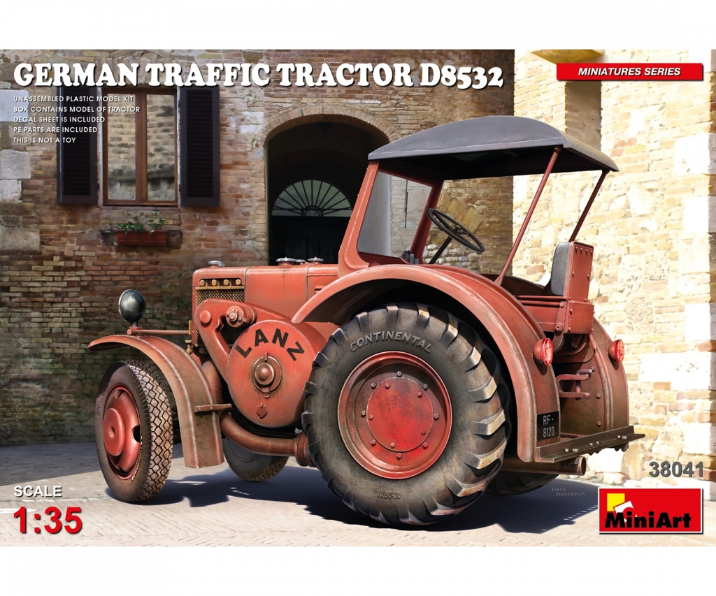 Deutscher Industrie Traktor D8532 Bausatz-1