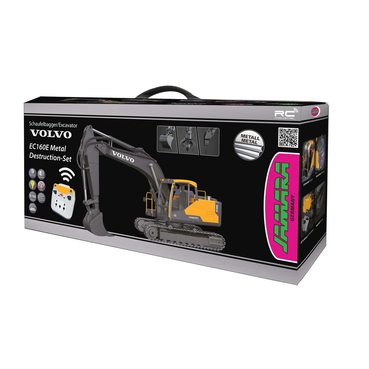 Volvo EC160E Bagger 2,4GHz Modell von Jamara 1:16