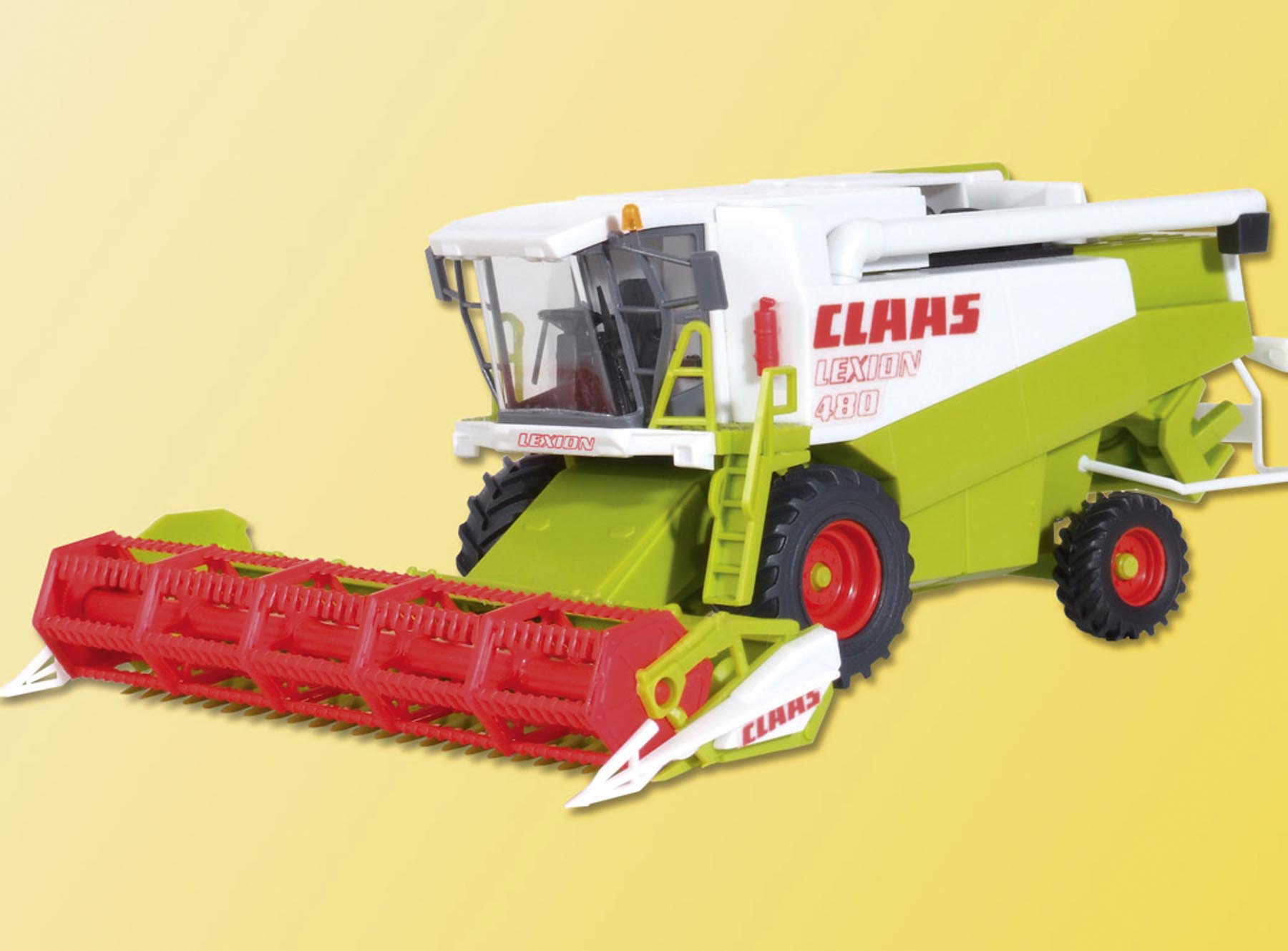 Claas Mähdrescher mit Schneidwerk und Maisgebiss (Bausatz) Modell von kibri 1:87