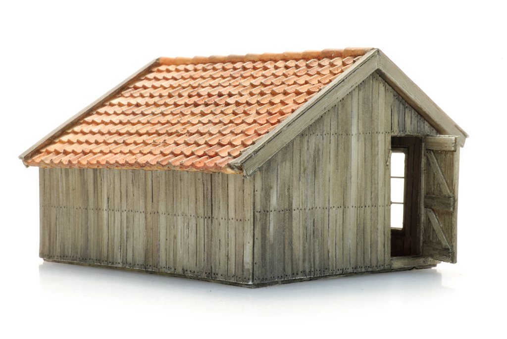 Hühnerscheune Bausatz Modell von Artitec 1:87