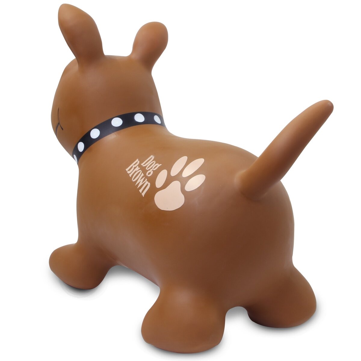 Hüpftier Dog Brown mit Pumpe