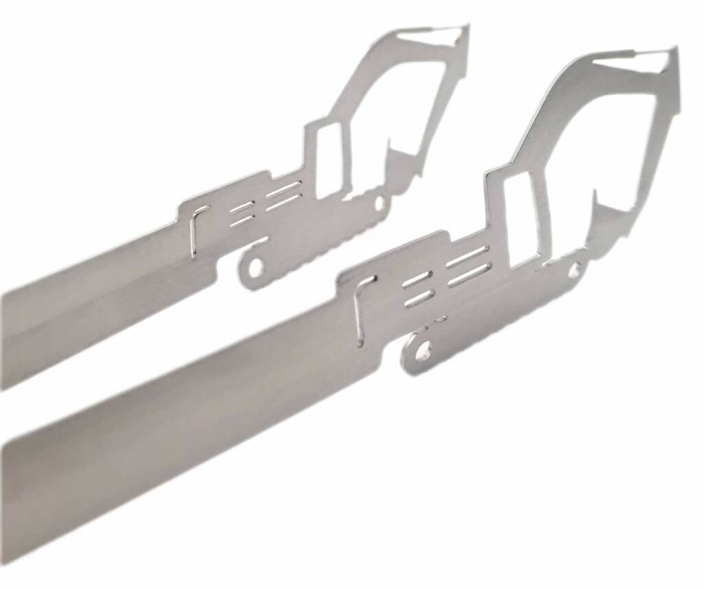 Grillzange Motiv Bagger