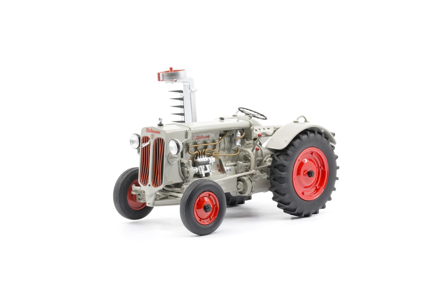 Hürlimann D200 mit Motoregge (1948) Modell von Ace 1:32