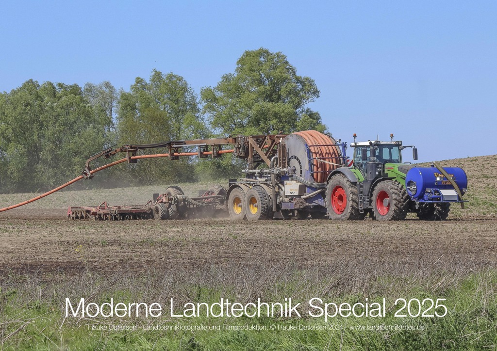 Moderne Landtechnik Fendt Monatskalender 2025