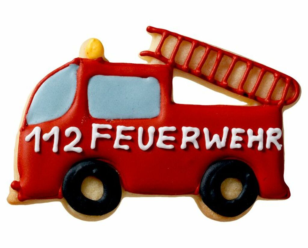 Ausstechform Feuerwehrauto 9cm