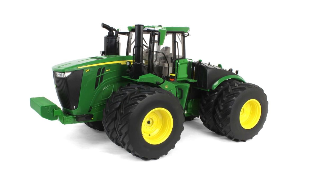 John Deere 9R 540 mit Zwillingsbereifung Prestige Collection grün Modell von Ertl 1:16