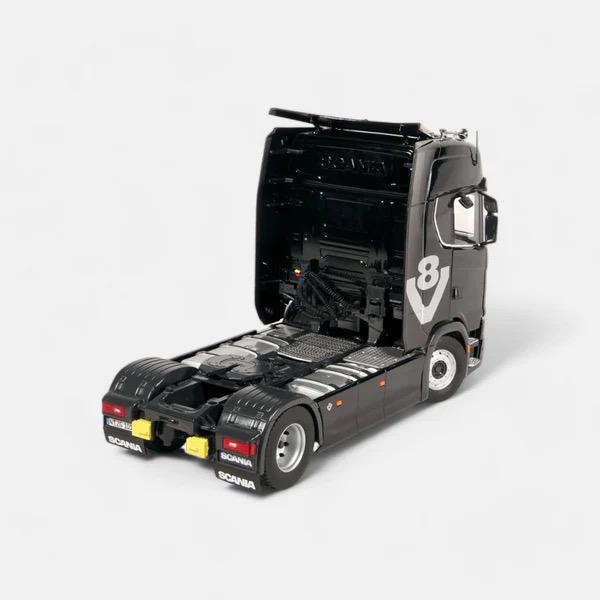 Scania V8 730S 4x2 schwarz Modell von NZG 1:18