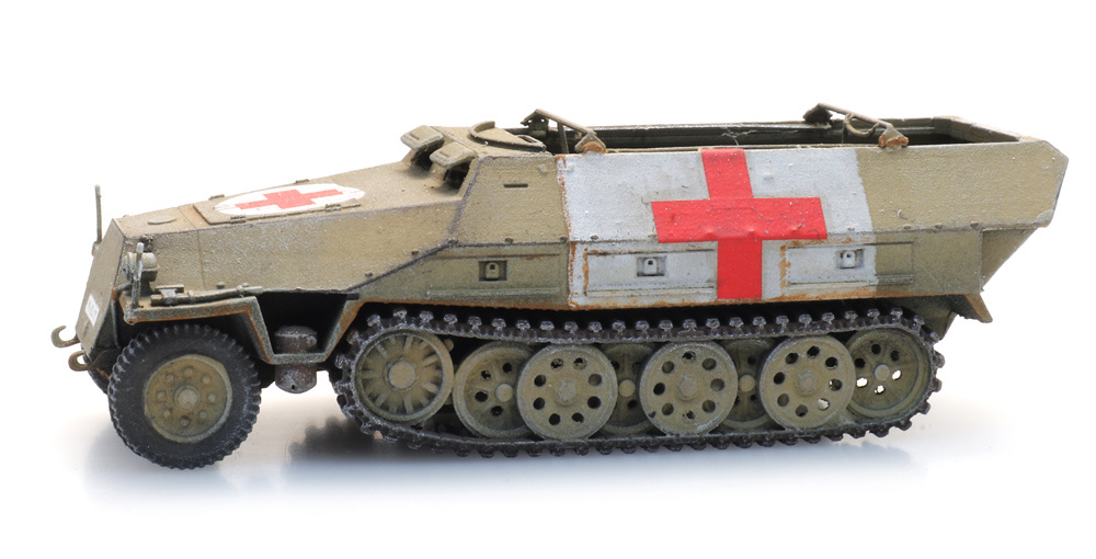 Sdkfz 251/8 Ausf D Sanitätspanzer Modell von Artitec 1:87