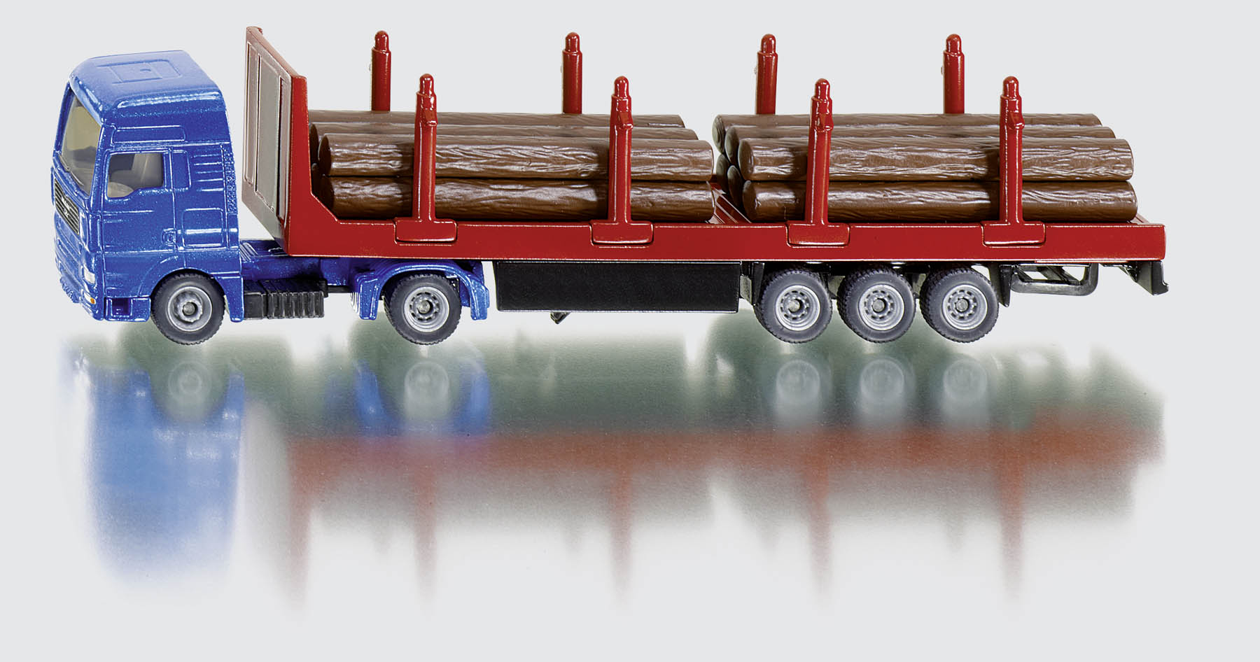 Holztransport Holz-Transport-LKW Modell von Siku Blister