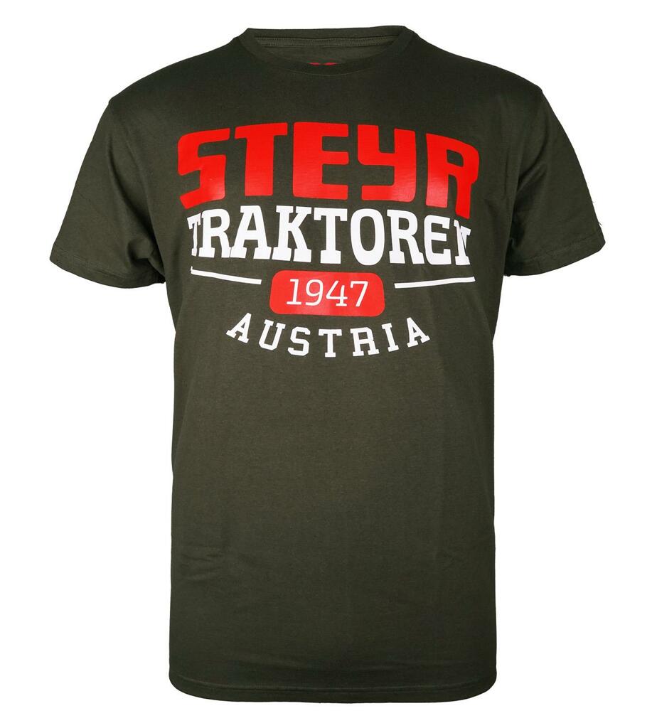 Steyr T-Shirt Heritage olivgrün (Unisex)-1