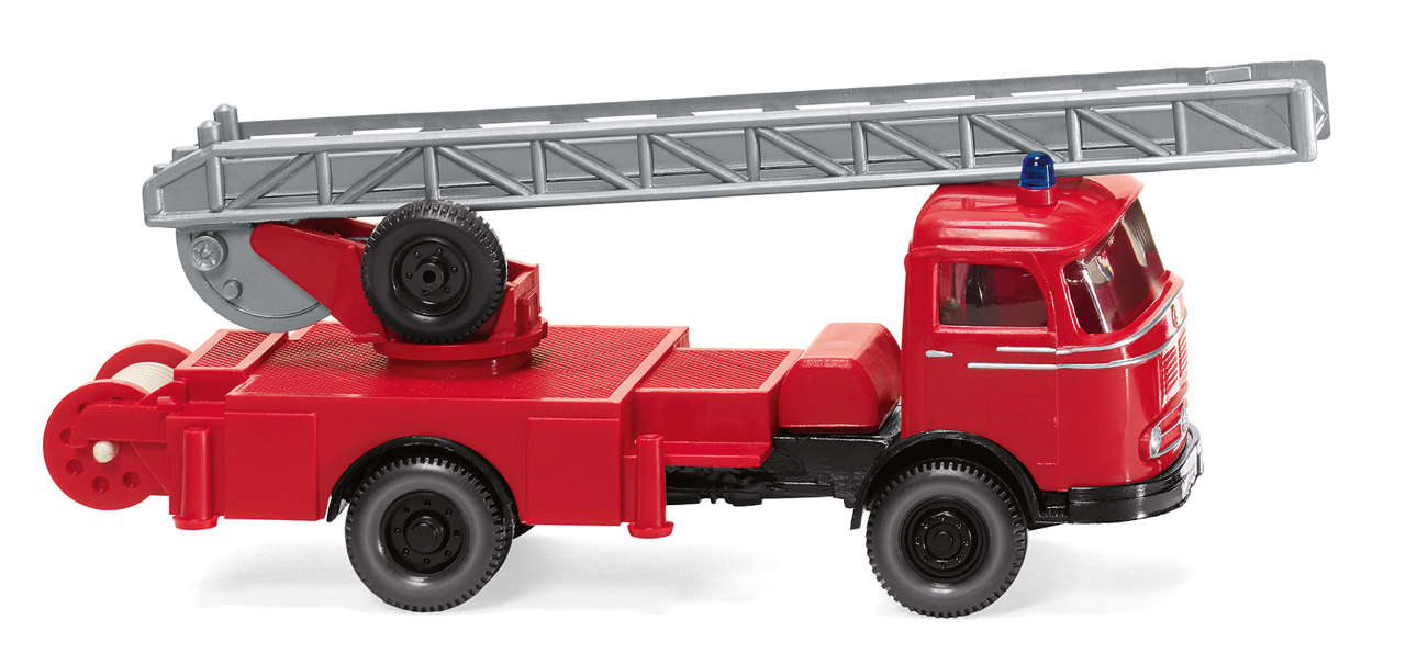 Mercedes-Benz Feuerwehr mit Drehleiter Modell von WIKING 1:87