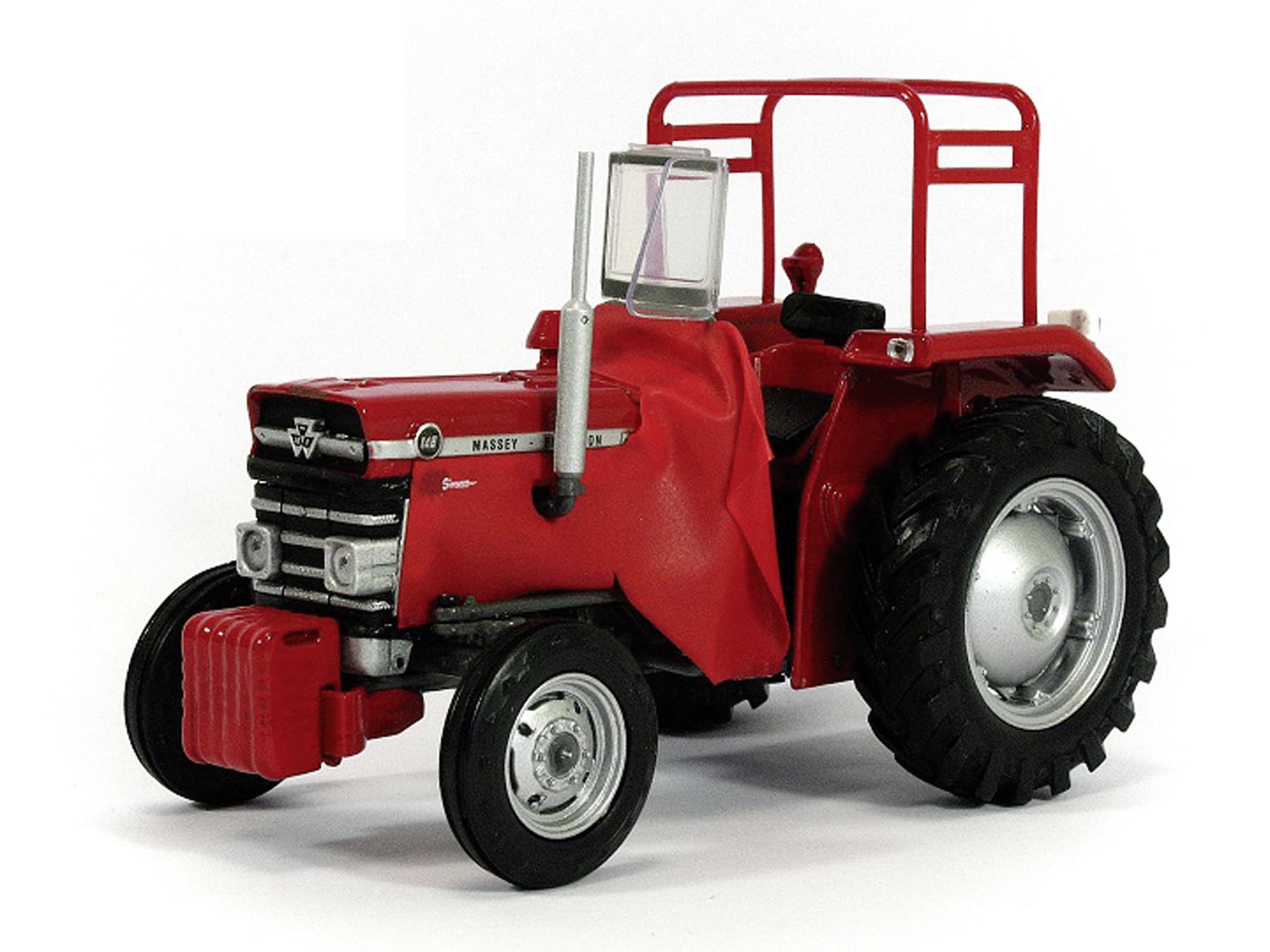 Massey Ferguson 148 mit Sirocco Sicherheitsrahmen Modell von Universal Hobbies 1:32