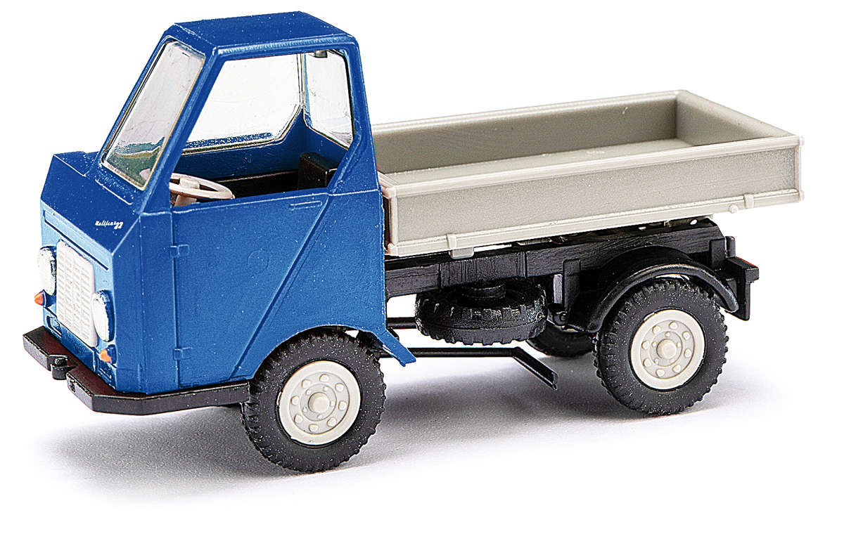 Multicar M22 Dreiseitenkipper blau/grau Bj. 1964 Modell von Mehlhose 1:87