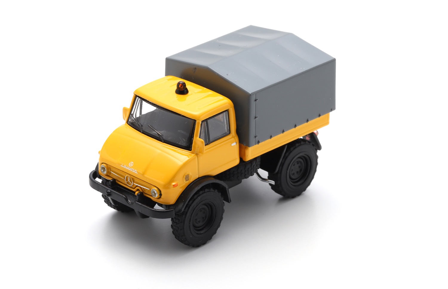 Unimog U406 gelb Modell von Schuco 1:64