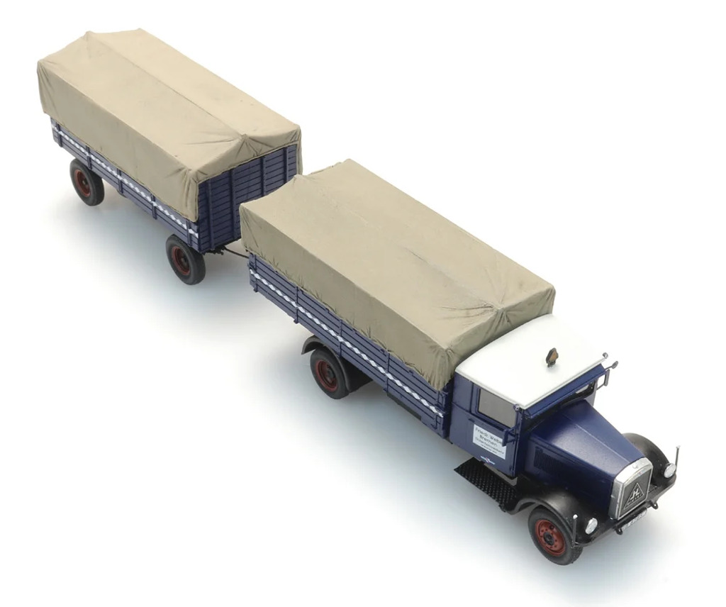 Hansa Lloyd mit Anhänger Modell von Artitec 1:87