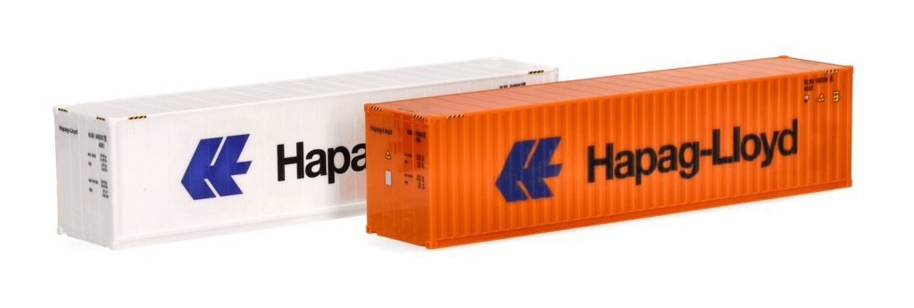 Container-Set 2 x 40 ft."Hapag Lloyd" Modell von herpa 1:87