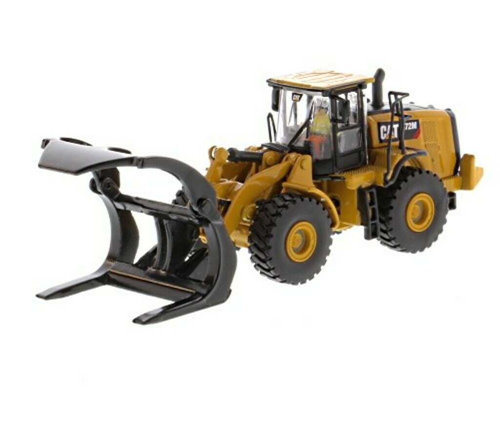 CAT 972M Radlader mit Astgabel-1