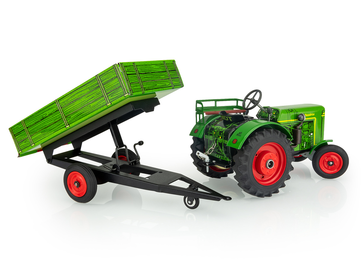 Fendt F20 mit Anhänger einachsig Modell von Kovap 1:25