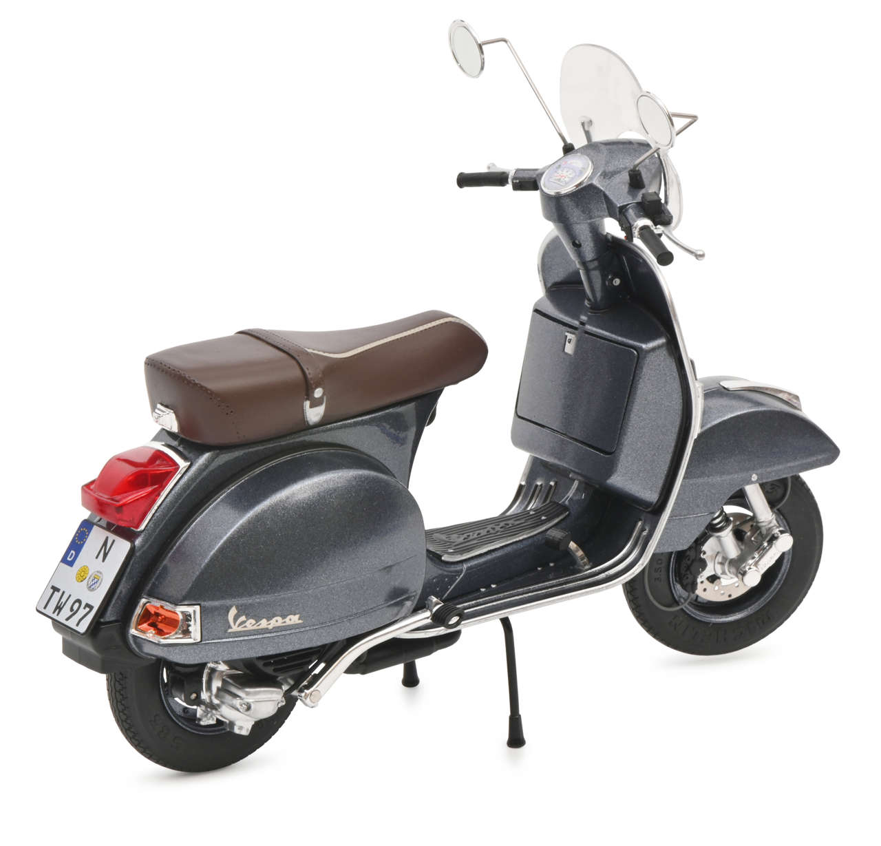 Vespa PX 125 grigio metallic Modell von Schuco 1:10