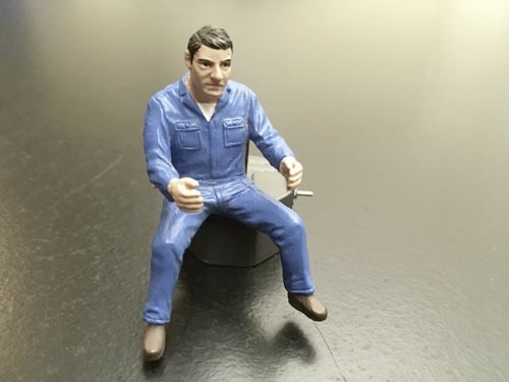 Russel fährt Traktor Modell von AT Collections 1:32