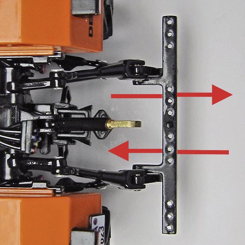 Deutz Intrac 2003 A Kommunal mit Frontlader (1974 - 1978) Modell von Weise-Toys 1:32