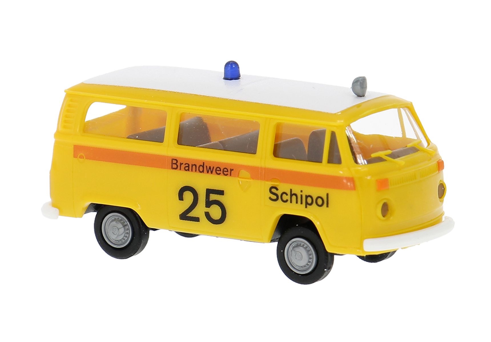VW T2 Kombi Brandweer Schipool (NL) gelb  Modell von Brekina 1:87