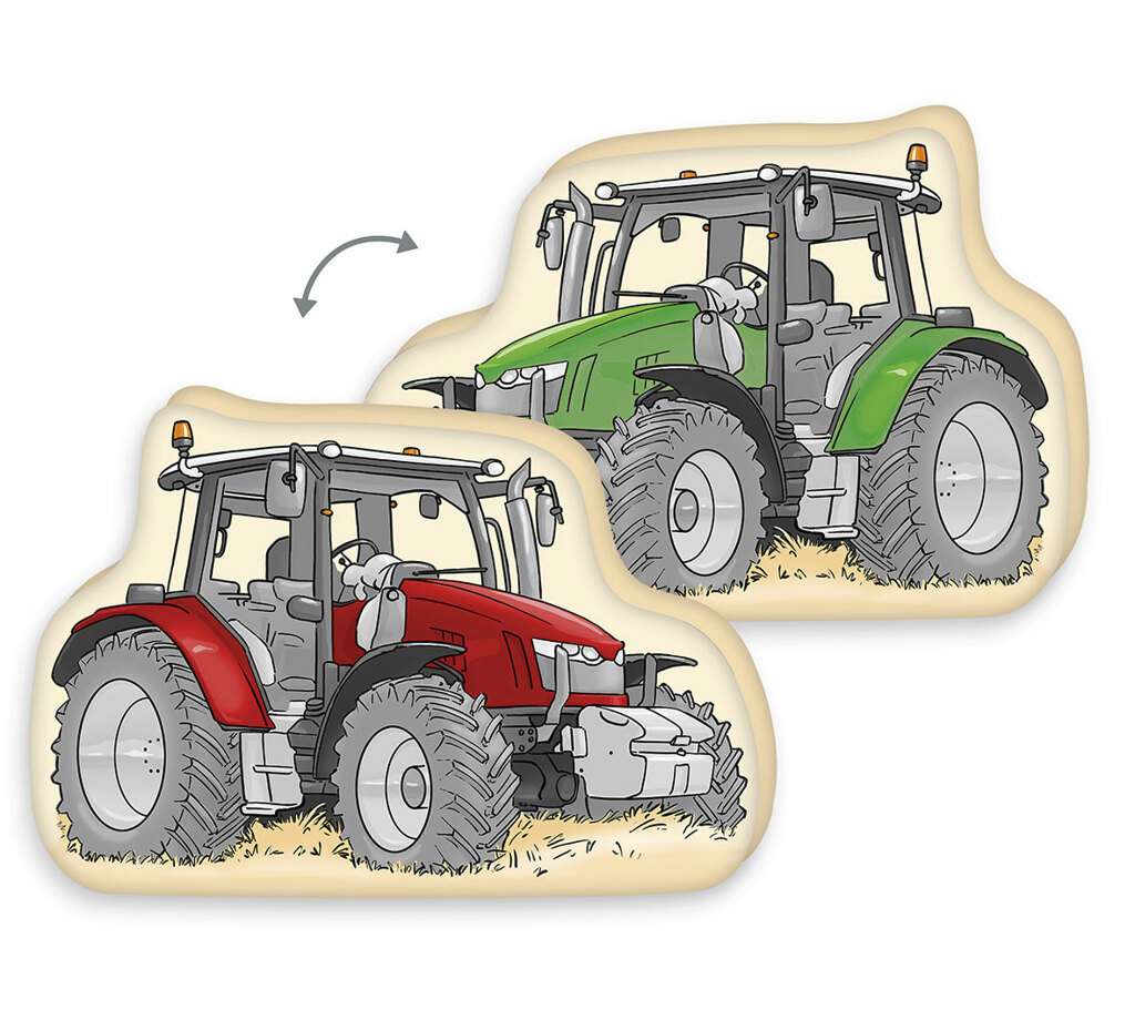 Konturenkissen Traktor-1