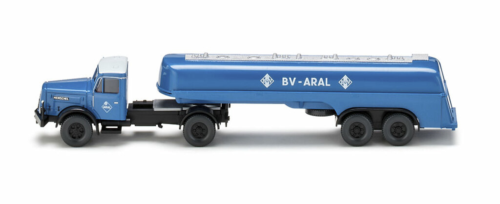 Tanksattelzug Henschel BV - ARAL Modell von WIKING 1:87