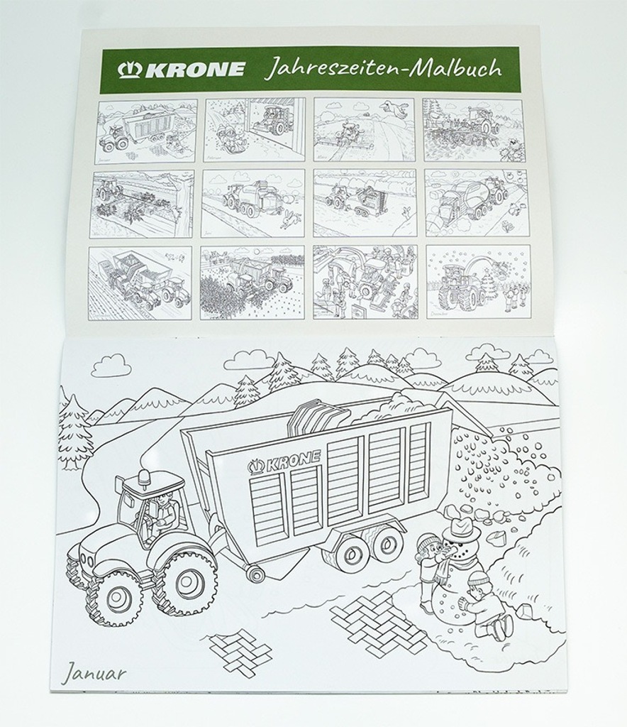 Krone Malbuch Jahreszeiten