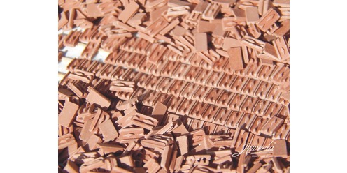 Dachziegel Herzziegel Modell von Juweela 1:87