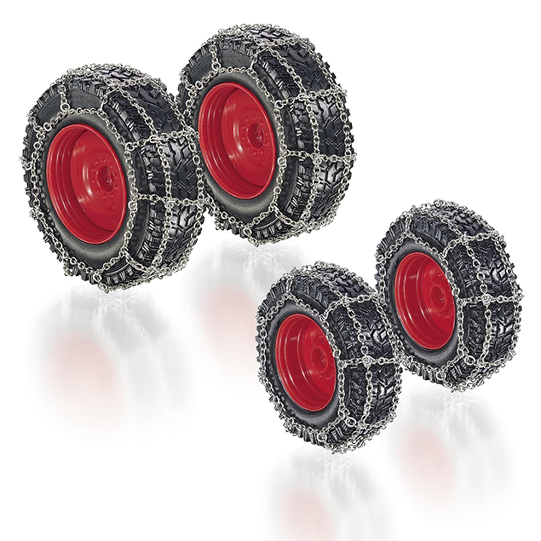 Rädersatz mit Ketten für Fendt 828 Vario Modell von WIKING 1:32
