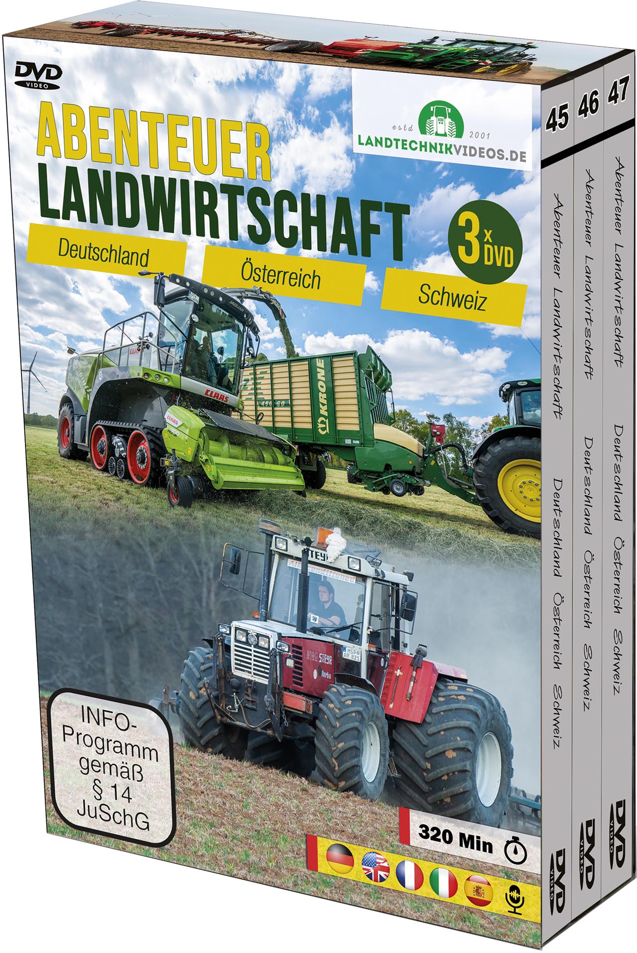 Abenteuer Landwirtschaft 3-fach DVD-Box Deutschland, Österreich, Schweiz