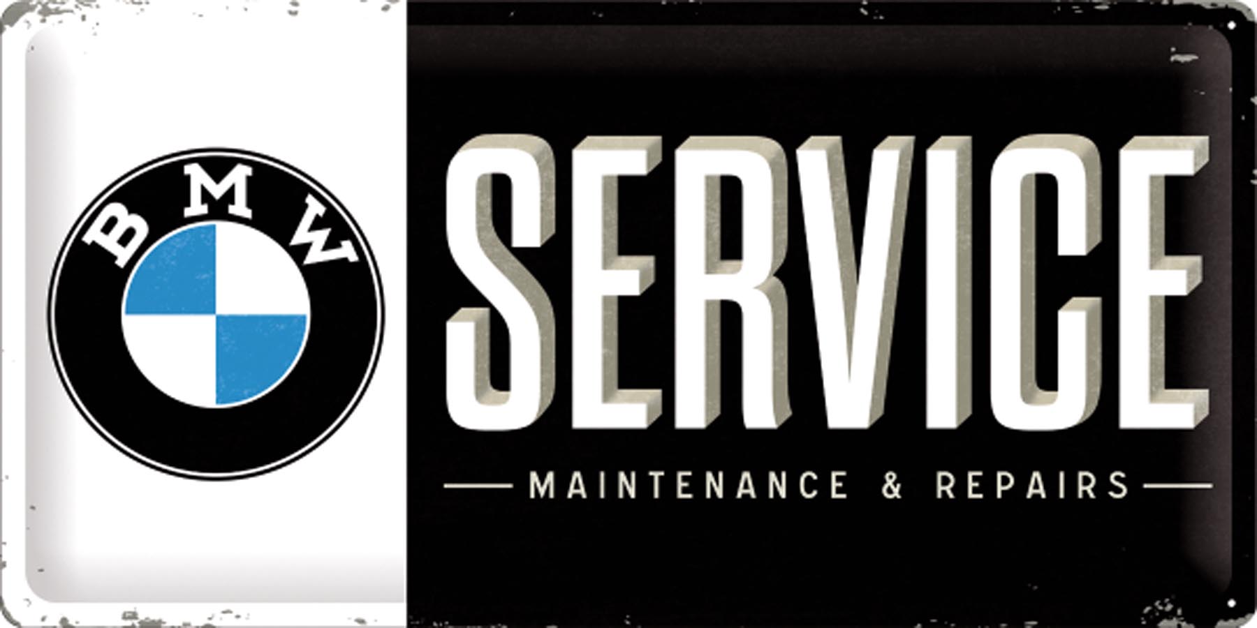 Blechschild „BMW Service“