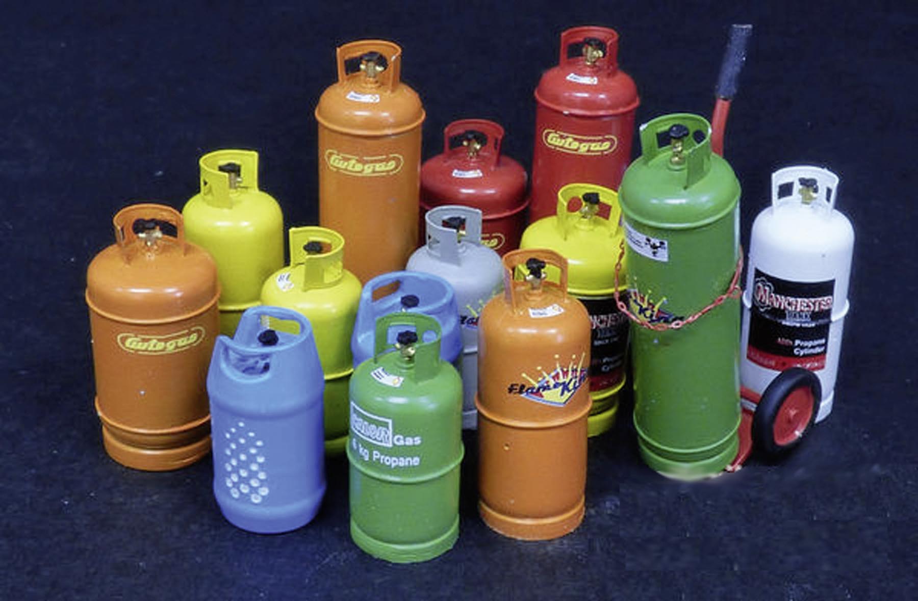 Gasflaschen Modell von Plus Model 1:35