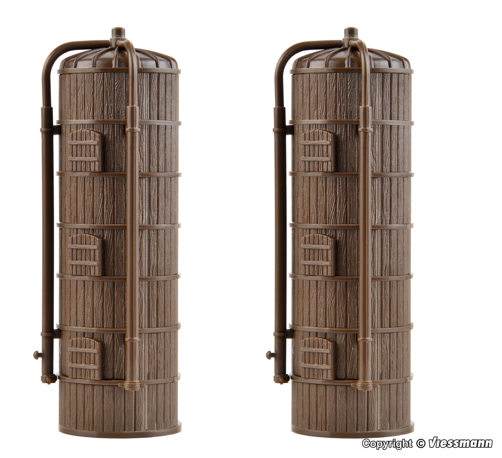 Getreidesilo 2 Stück Bausatz-1