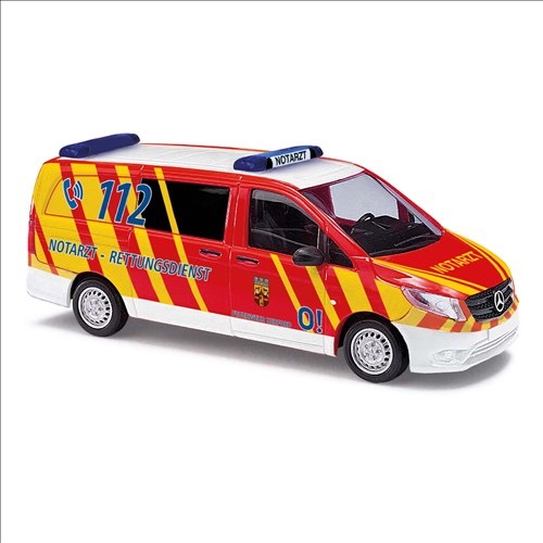 Mercedes Benz Vito Notarzt-Rettungsdienst FW Herford Modell von Busch 1:87