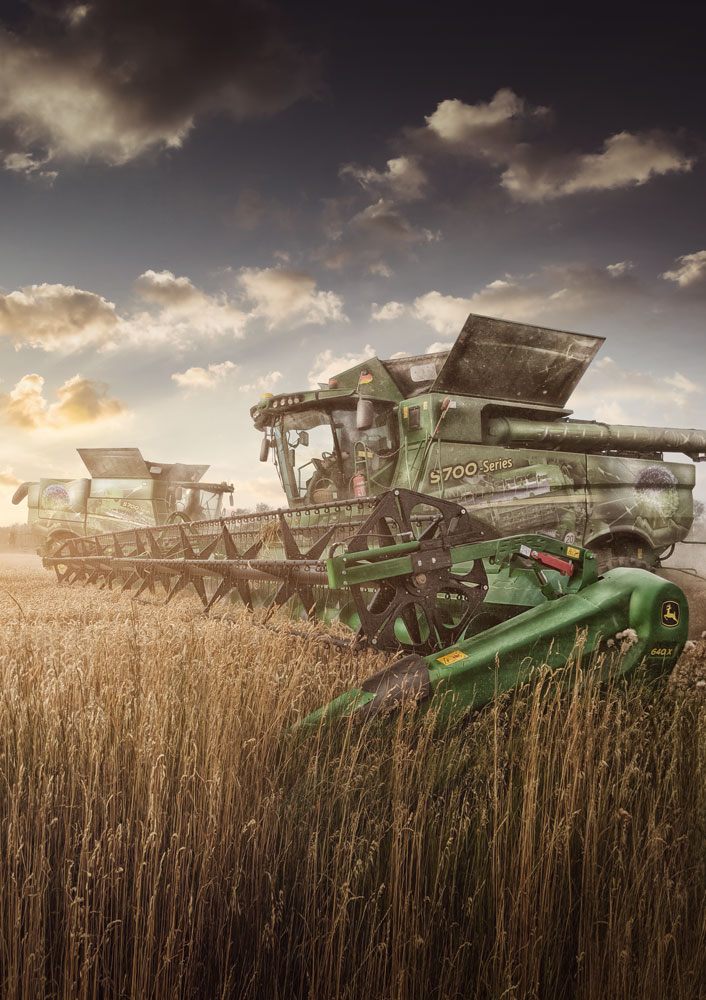 Poster John Deere 795i Mähdrescher-1