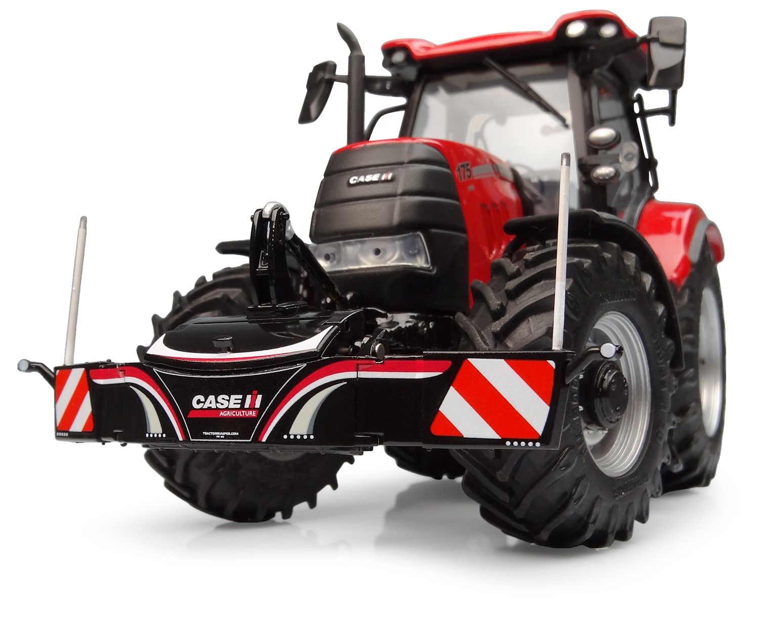 Tractorbumper Sicherheitsfrontgewicht 800kg Case IH Version Modell von Universal Hobbies 1:32