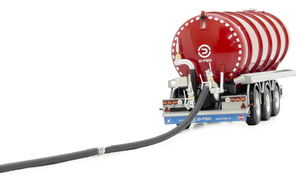 D-Tec Tankauflieger rot Modell von MarGe Models 1:32